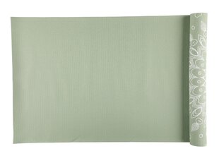 Гимнастический коврик Atom Mandala 173x61x0.4 см, зеленый цена и информация | Коврики для йоги, фитнеса | 220.lv