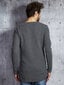 Vīriešu garš krekls, tumši pelēks cena un informācija | Vīriešu džemperi | 220.lv