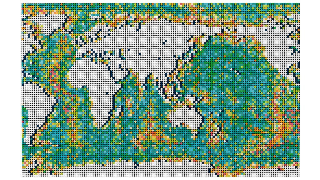 31203 LEGO® Art Pasaules karte cena un informācija | Konstruktori | 220.lv