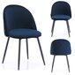 Krēsls Homede Faro, zils цена и информация | Virtuves un ēdamistabas krēsli | 220.lv