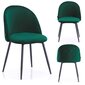 Krēsls Homede Faro, zaļš cena un informācija | Virtuves un ēdamistabas krēsli | 220.lv