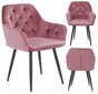Krēsls Homede Argento, rozā cena un informācija | Virtuves un ēdamistabas krēsli | 220.lv