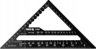 Алюминиевый угольник Yato, 180 мм цена и информация | Механические инструменты | 220.lv