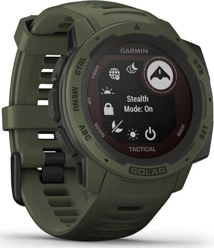 Garmin Instinct® Solar Tactical Moss cena un informācija | Viedpulksteņi (smartwatch) | 220.lv