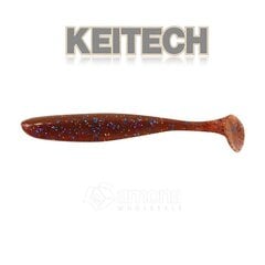 Резиновая приманка Keitech Easy Shiner, коричневая, 12 шт. цена и информация | Воблеры, приманки, блесны | 220.lv