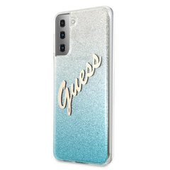 Guess vāciņš, piemērots Samsung S21 Plus, Glitter Vintage Logo cena un informācija | Telefonu vāciņi, maciņi | 220.lv