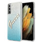 Guess vāciņš, piemērots Samsung S21 Plus, Glitter Vintage Logo cena un informācija | Telefonu vāciņi, maciņi | 220.lv