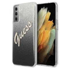 Guess vāciņš, piemērots Samsung S21 Plus, Glitter Vintage Logo cena un informācija | Telefonu vāciņi, maciņi | 220.lv