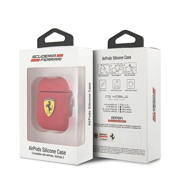 Ferrari FESACCSILSHRE AirPods vāciņš cena un informācija | Smart ierīces un piederumi | 220.lv