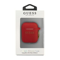 Чехол Guess GUACCSILGLRE AirPods цена и информация | Smart устройства и аксессуары | 220.lv