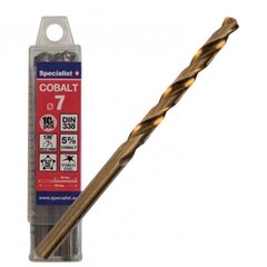Urbis metālam Specialist+ Cobalt, 7 mm, 10 gab. cena un informācija | Rokas instrumenti | 220.lv