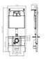 Zemapmetuma WC komplekts Kerra Thor 26/Pacific Black цена и информация | Tualetes podi | 220.lv