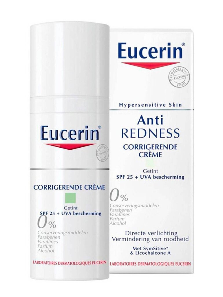 Maskējošs dienas krēms Eucerin Anti-Redness Correcting Day Cream SPF25+, 50 ml цена и информация | Sejas krēmi | 220.lv
