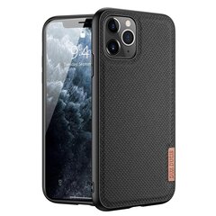 Dux Ducis Fino case covered with nylon material for iPhone 11 Pro Max black cena un informācija | Telefonu vāciņi, maciņi | 220.lv