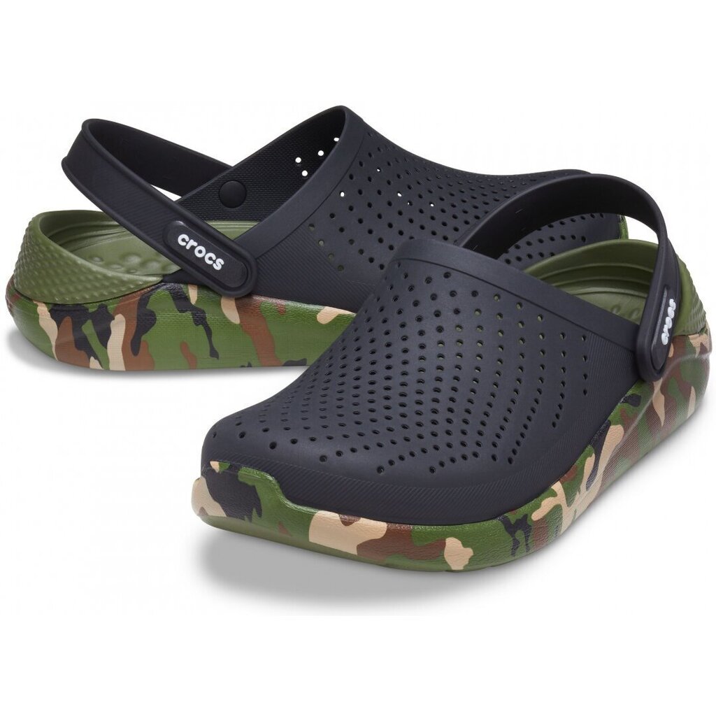 Čības Crocs™ Literide Printed Camo Clog 146313 cena un informācija | Vīriešu iešļūcenes, čības, sandales | 220.lv