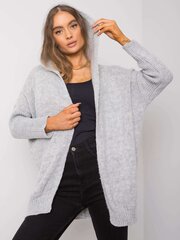 OCH BELLA Pelēka sieviešu jaka. Grey ONE цена и информация | Женские кофты | 220.lv