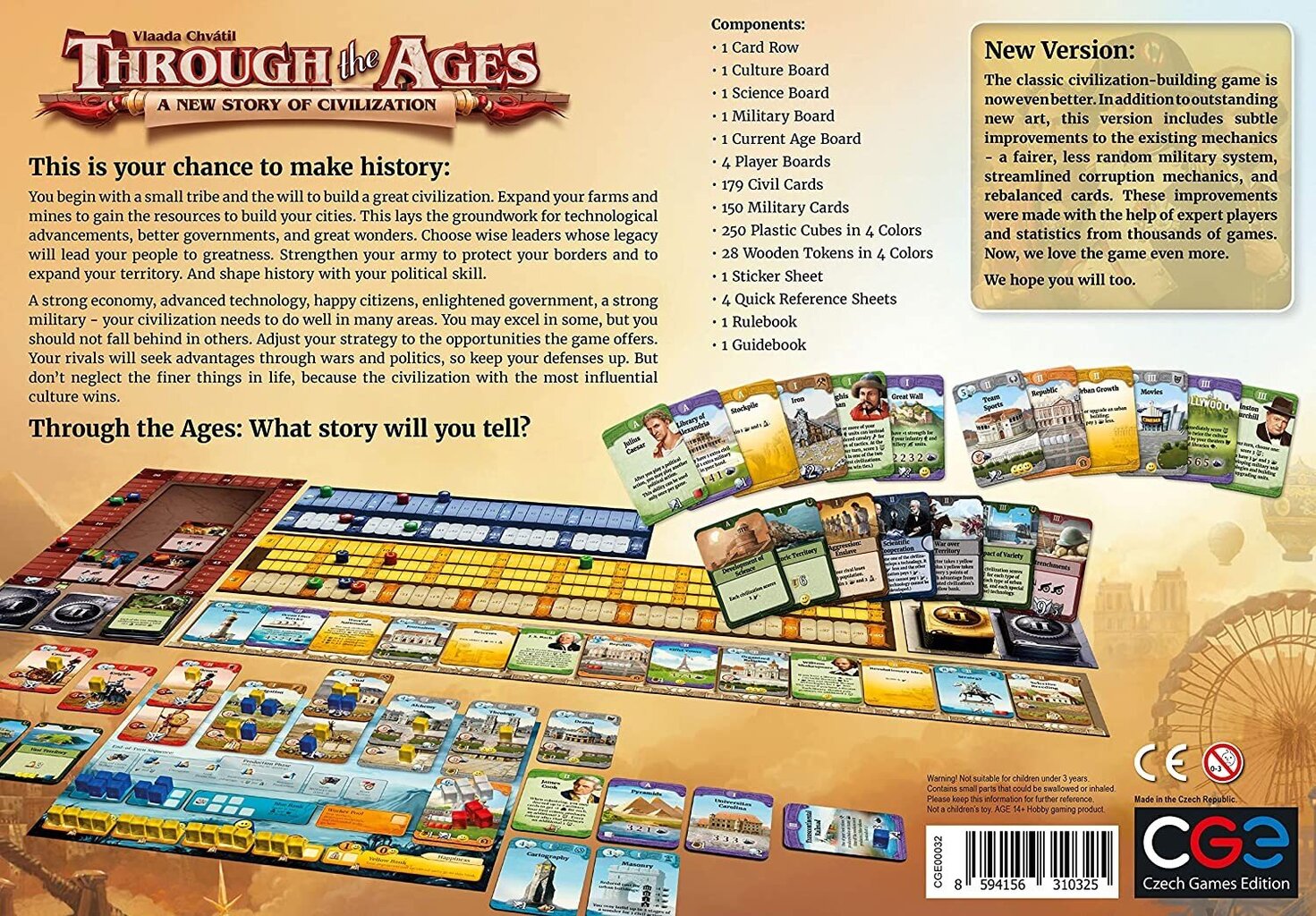 Galda spēle Through the Ages: A New Story of Civilization cena un informācija | Galda spēles | 220.lv