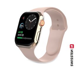 Swissten Silicone Band Pink цена и информация | Аксессуары для смарт-часов и браслетов | 220.lv