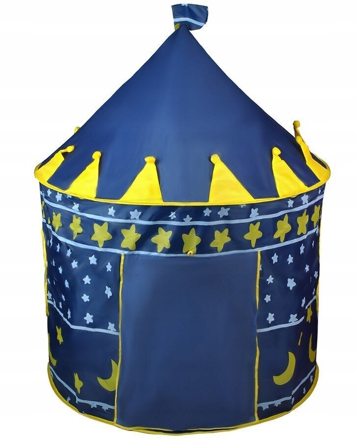 Bērnu telts, zila ar zvaigznēm cena un informācija | Bērnu rotaļu laukumi, mājiņas | 220.lv