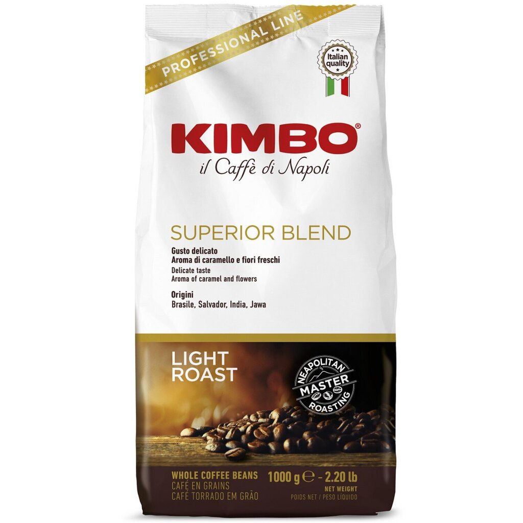 Kafijas pupiņas KIMBO Superior Blend, 1 kg цена и информация | Kafija, kakao | 220.lv