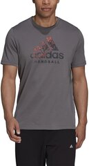 Adidas Футболки Men Hb Tee Grey GU8880/S цена и информация | Мужские футболки | 220.lv