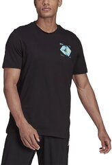 Adidas T-Krekli M Esprt Itmbx T-Shirt Black GS6276/3XL cena un informācija | Vīriešu T-krekli | 220.lv