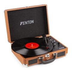 Рекордный плеер Fenton RP115F, коричневый цена и информация | Проигрыватели для пластинок, патефоны | 220.lv