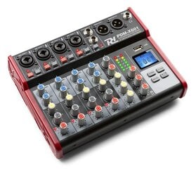 6-канальный студийный музыкальный микшер Power Dynamics PDM-X601  цена и информация | DJ пульты | 220.lv