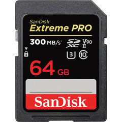 SanDisk Extreme Pro SDXC 64gb UHS-I цена и информация | Карты памяти для фотоаппаратов | 220.lv