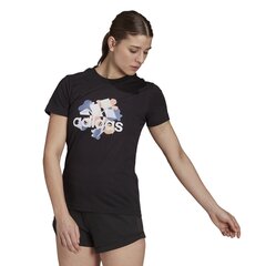 Футболка женская adidas Floral Graphic  цена и информация | Спортивная одежда для женщин | 220.lv