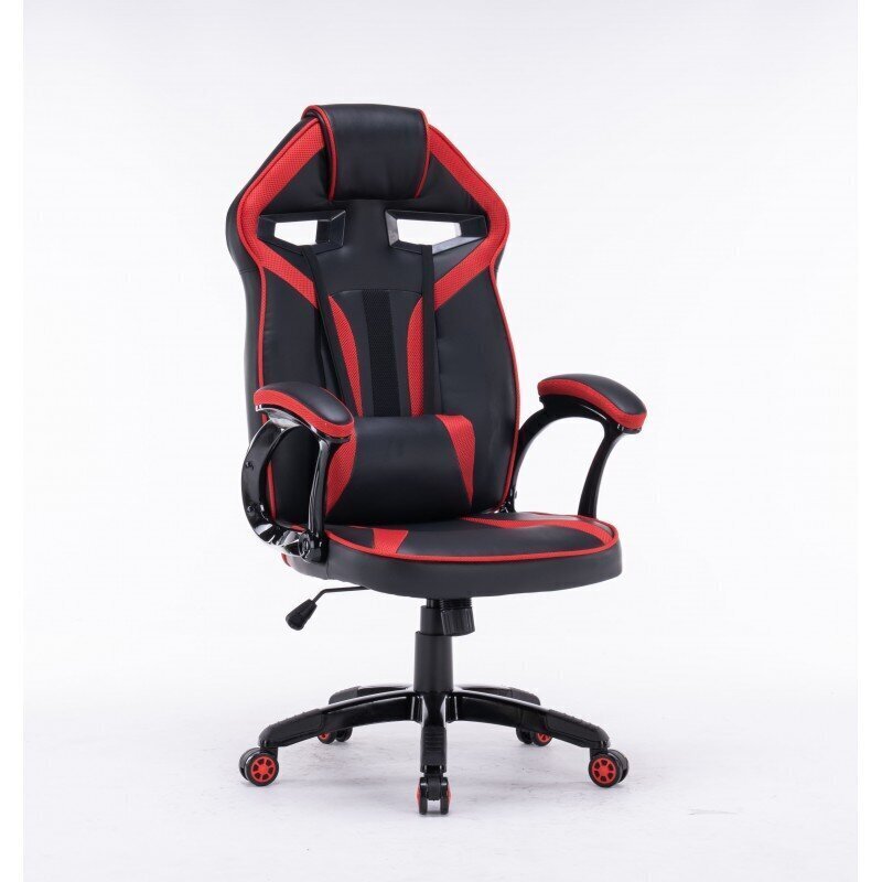 Spēļu krēsls NORE Drift, melns/sarkans cena un informācija | Biroja krēsli | 220.lv