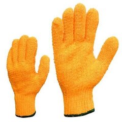 Перчатки рабочие трикотажные без ПВХ, размер 11 цена и информация | Рабочие перчатки | 220.lv