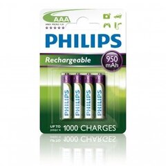 Батарейки PHILIPS R03/AAA MULTILIFE, 950 мАч цена и информация | Philips Сантехника, ремонт, вентиляция | 220.lv