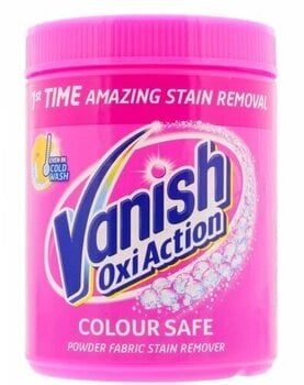 Пятновыводитель «Vanish» Oxi Action, Color Safe Pink Powder, 850 г цена и информация | Средства для стирки | 220.lv
