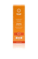 Ājurvēdas šampūns taukainai galvas ādai Orange Vitality Elixier, Khadi 200 ml cena un informācija | Šampūni | 220.lv