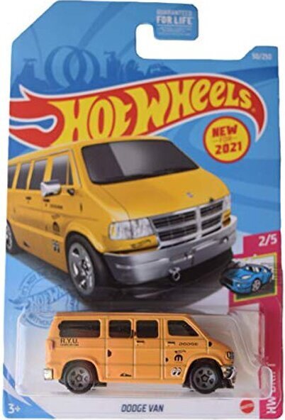 Automodelis Hot Wheels DODGE VAN 2021 - 050 - GTB84 cena un informācija | Rotaļlietas zēniem | 220.lv