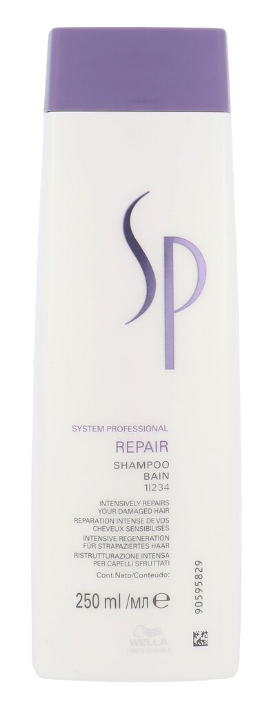 Šampūns bojātiem matiem Wella SP Repair, 250 ml цена и информация | Šampūni | 220.lv