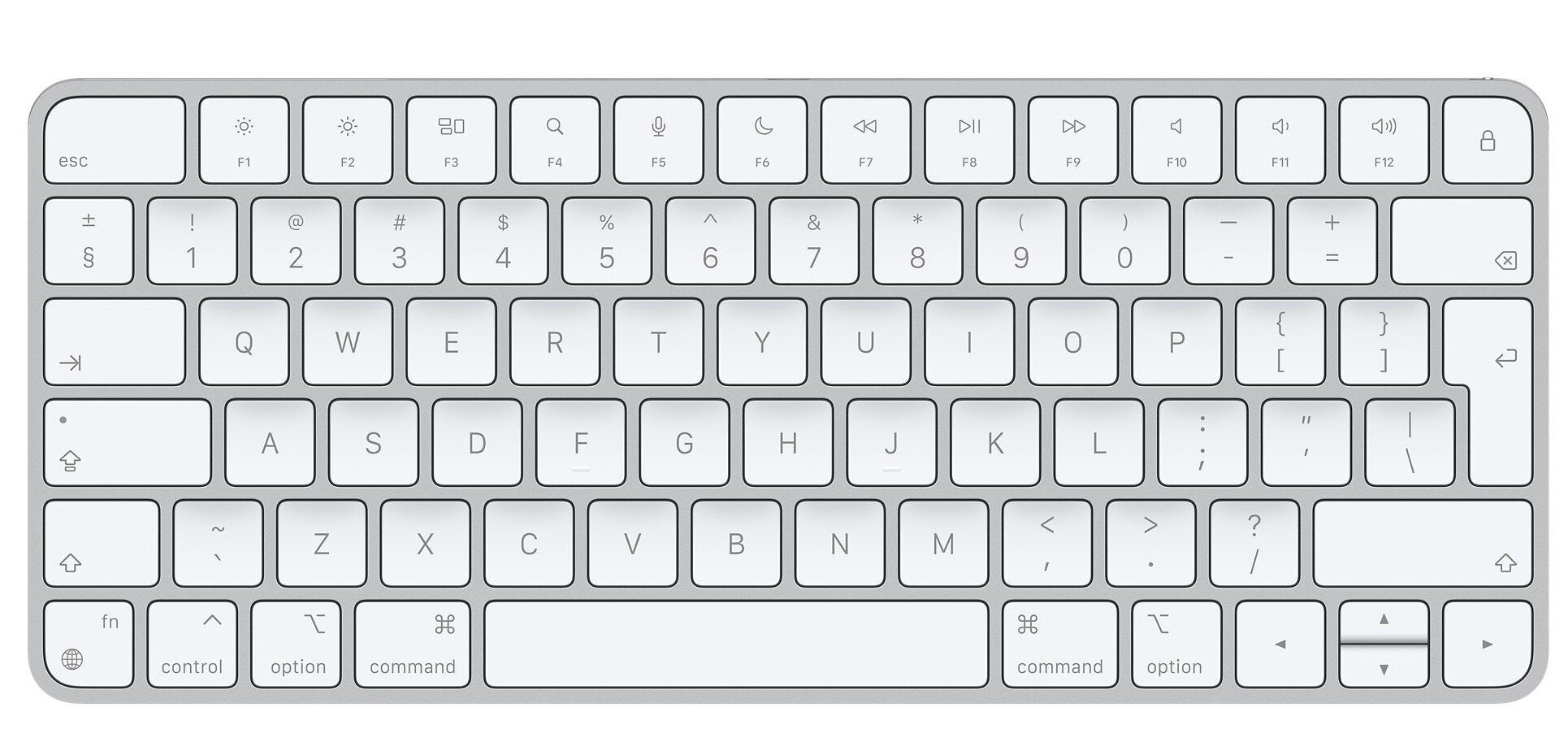 Apple Magic Keyboard - International English - MK2A3Z/A cena un informācija | Klaviatūras | 220.lv