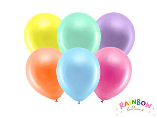 Baloni, dažādu krāsu, 23 cm, 10 gab. цена и информация | Шарики | 220.lv