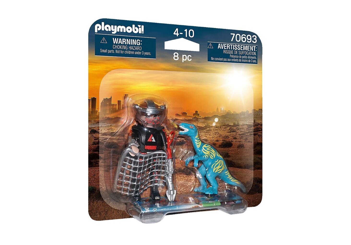 70693 PLAYMOBIL® Duo Pack Velociraptors un dinozauru ķērājs cena un informācija | Konstruktori | 220.lv