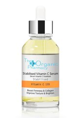 Sejas serums ar C vitamīnu The Organic Pharmacy Stabilised Vitamin C, 30 ml cena un informācija | Serumi sejai, eļļas | 220.lv