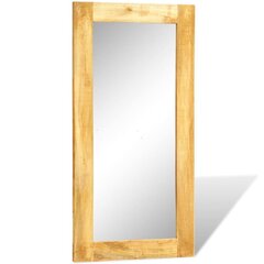 Зеркало, 120x60 см, коричневое цена и информация | Зеркала | 220.lv