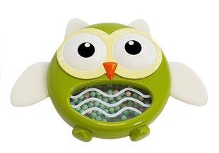Grabulis-graužamā rotaļlieta "Pelėda", zaļa cena un informācija | Rotaļlietas zīdaiņiem | 220.lv