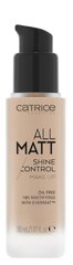 Крем-пудра Catrice All Matt Shine Control, 30 мл цена и информация | Пудры, базы под макияж | 220.lv