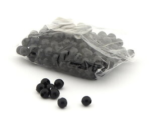 Pērles, melnas, 50 g, 8 mm cena un informācija | Materiāli floristikai | 220.lv