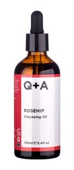 Attīroša eļļa Q+A Rosehip, 100 ml cena un informācija | Serumi sejai, eļļas | 220.lv