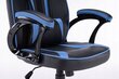 Spēļu krēsls NORE Drift, melns/zils цена и информация | Biroja krēsli | 220.lv