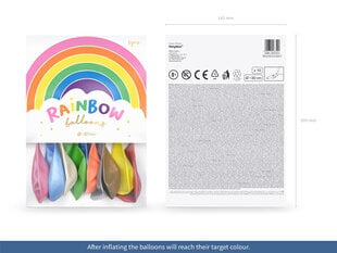 Воздушные шары, пастельные в различных цветах, 30 см, 10 шт. цена и информация | Шарики | 220.lv