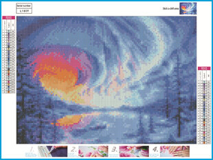 Алмазная картина-мозаика 5D набор (клеика страз) 30x40 см DK41205 цена и информация | Алмазная мозаика | 220.lv