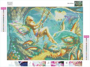 Алмазная картина-мозаика 5D набор (клеика страз) 30x40 см DK41223 цена и информация | Алмазная мозаика | 220.lv